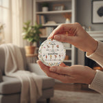 Birth Flower Ceramic Ornament for Mom and Grandma – Personalized Generational Garden Keepsake