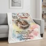 Grandma Memorial Photo Blanket | Custom Sympathy Gift