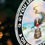 Memorial Rainbow Bridge Ornament for Pet Lovers – Custom Name Acrylic Keepsake