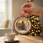 Generations of Joy Personalized Family 3 Layered Wooden Ornament