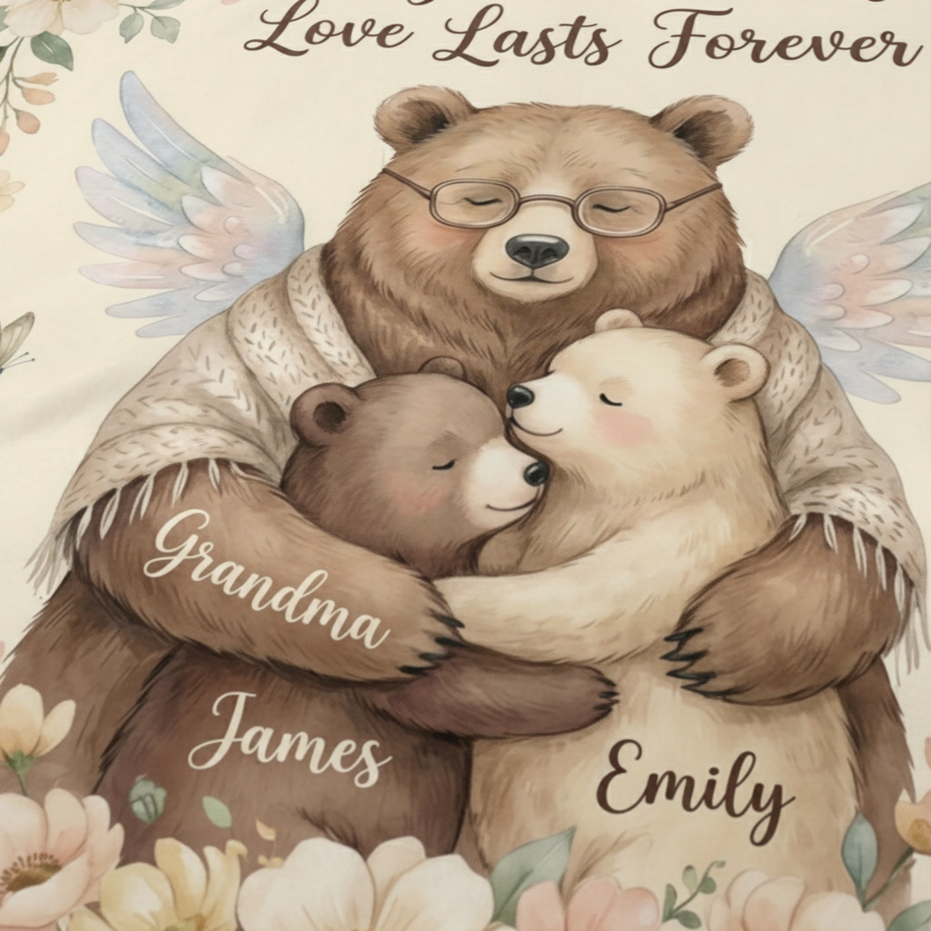 Personalized Grandma Memorial Blanket | Sympathy Gift