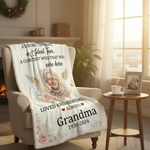 Custom Photo Grandma Memorial Blanket | Sympathy Gift