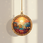 Generations Turtle Family Personalized 3-Layer Double-Sided Wooden Ornament