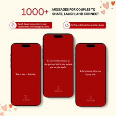 Personalized Names with I Love You Always and Forever Long Distance Couple QR Mug