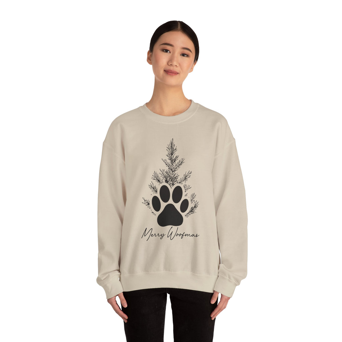 Merry Woofmas Sweatshirt for Dog Moms