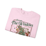 Vintage Christmas “Deck These Halls” Sweatshirt – From The Windows Holiday Crewneck