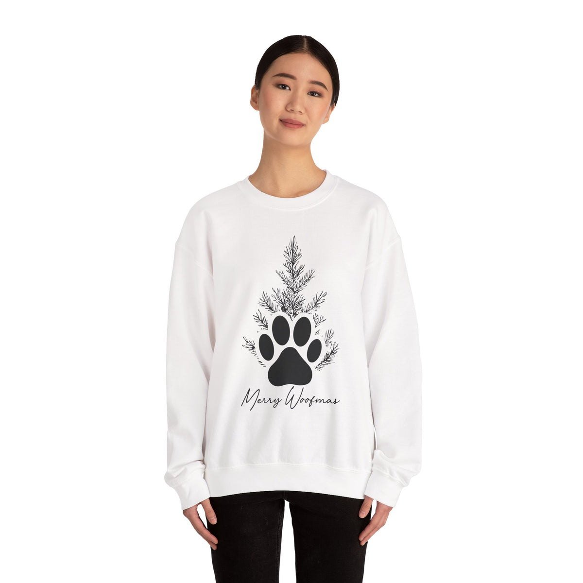 Merry Woofmas Sweatshirt for Dog Moms
