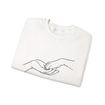 Paw & Hand Embroidered Sweatshirt for Dog Moms