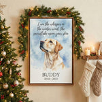 The Whisper in the Wind - Personalized Dog Memorial Canvas/ Poster