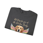 Rainbow Bridge Dog Memorial Sweatshirt – Personalized Portrait