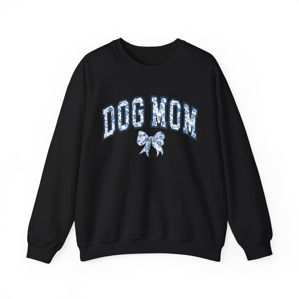 Embroidered Dog Mom Sweatshirt – Floral Gift for Women