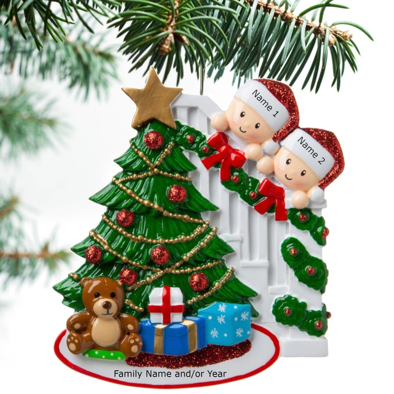 Personalized Family Christmas Tree Acrylic Ornament