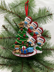 Personalized Family Christmas Tree Acrylic Ornament