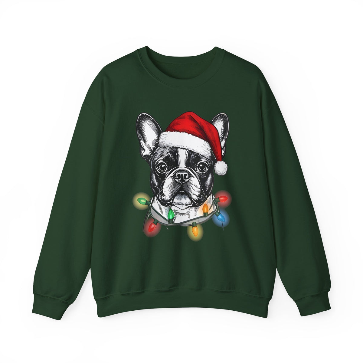Personalized Christmas Dog Sweatshirt – Custom Breed & Name Holiday Gift