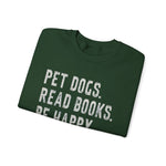 Pet Dogs Read Books Sweatshirt for Dog Lovers