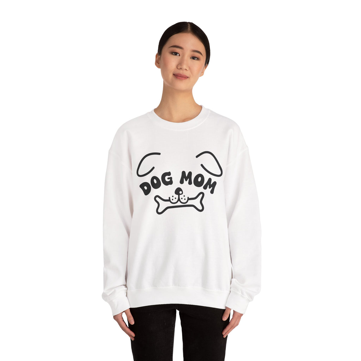 Dog Mom Sweatshirt for Her – Cute Dog Lover Gift