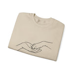 Paw & Hand Embroidered Sweatshirt for Dog Moms