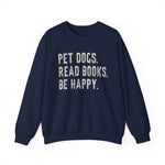 Pet Dogs Read Books Sweatshirt for Dog Lovers