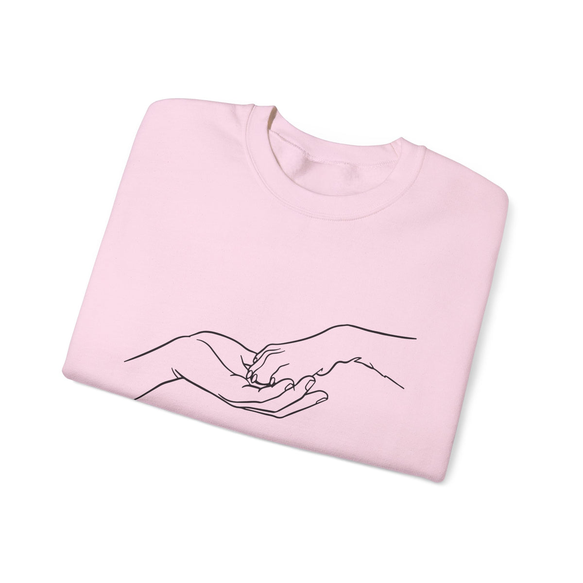 Paw & Hand Embroidered Sweatshirt for Dog Moms