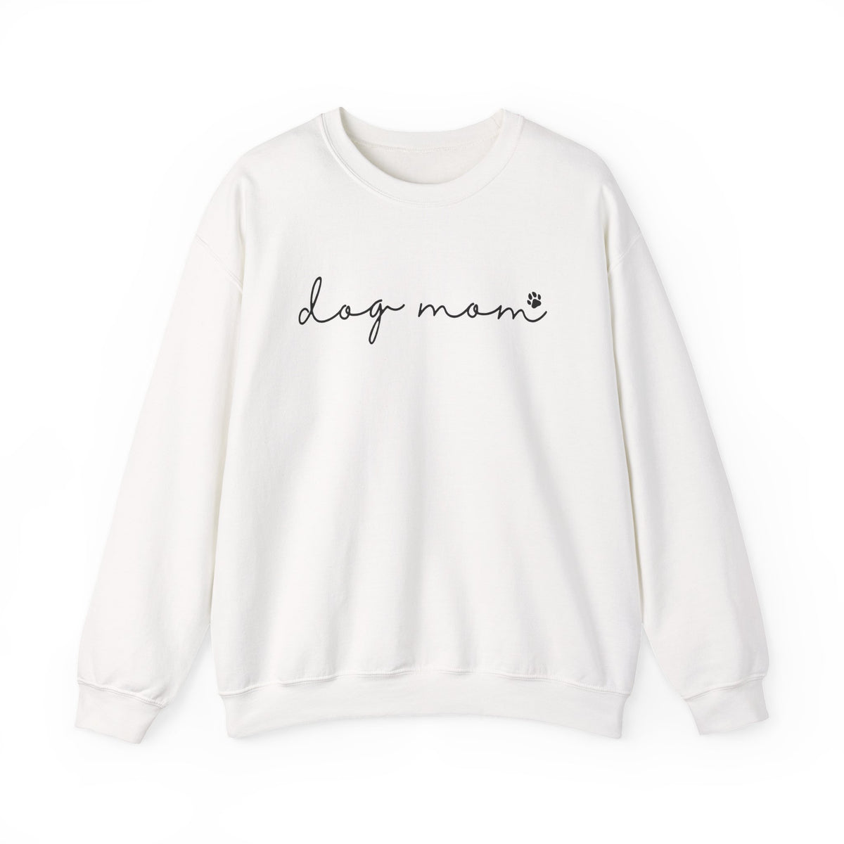 Dog Mom Embroidered Sweatshirt for Dog Lovers