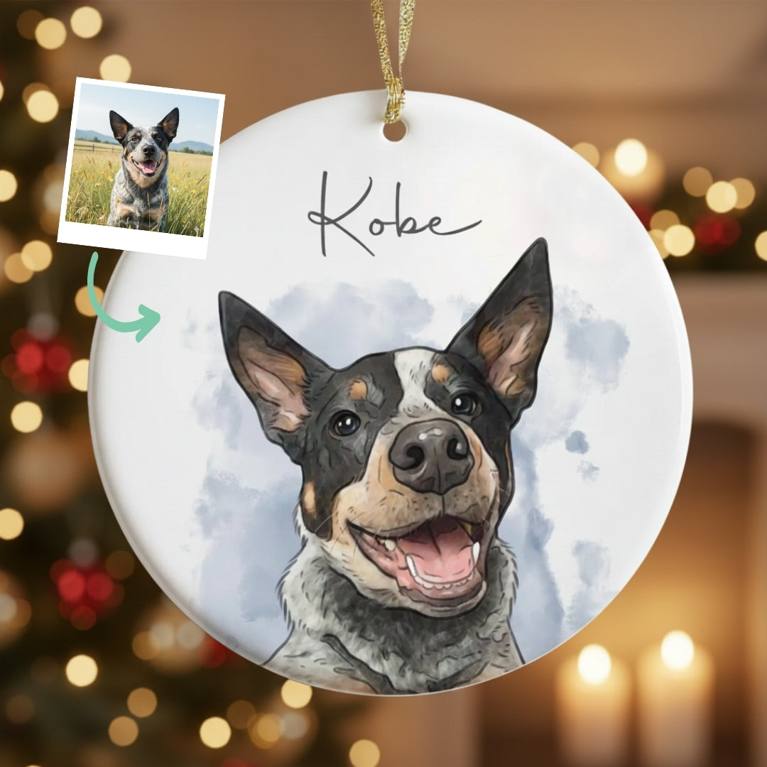 Personalized Pet Photo Ornament Gift