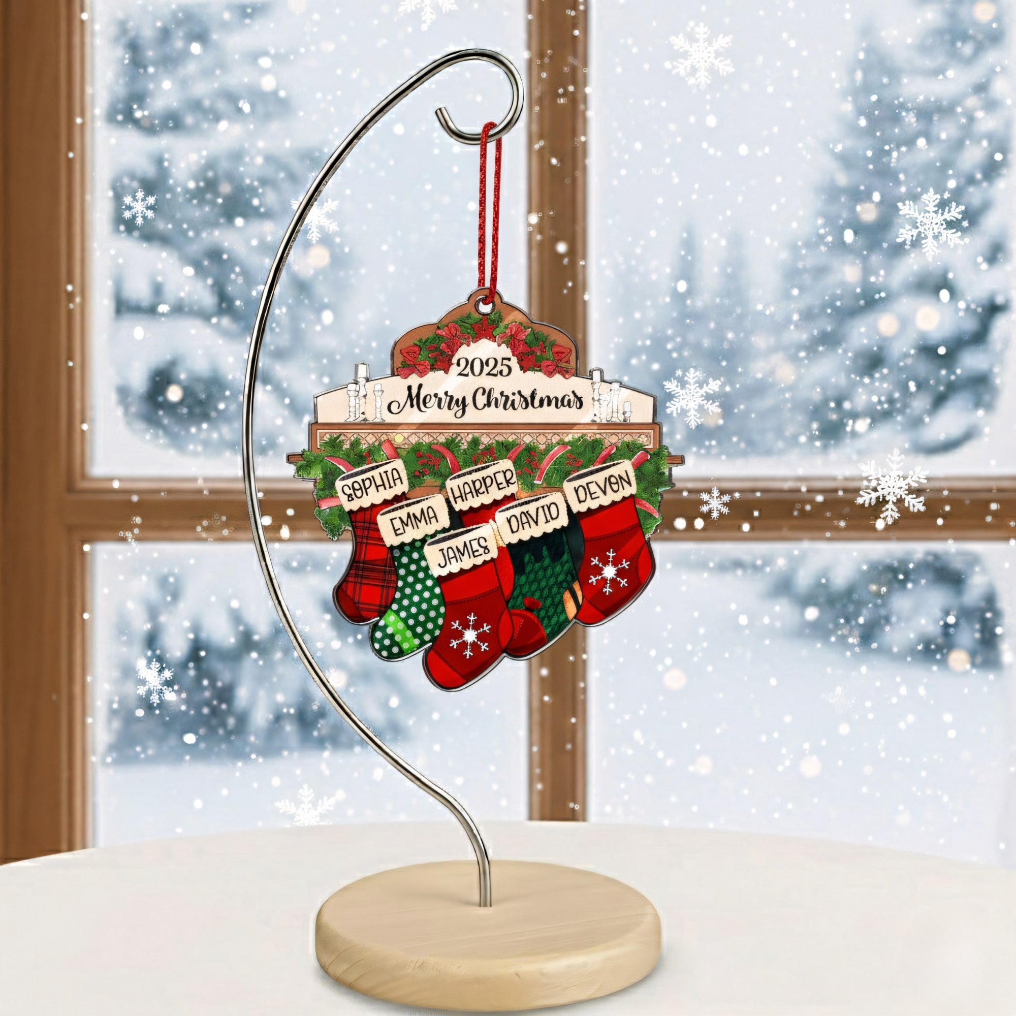 Personalized Family Christmas Ornament