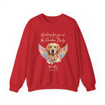 Rainbow Bridge Dog Memorial Sweatshirt – Personalized Portrait