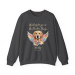 Rainbow Bridge Dog Memorial Sweatshirt – Personalized Portrait