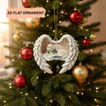Personalized Pet Photo Angel Wings Ornament