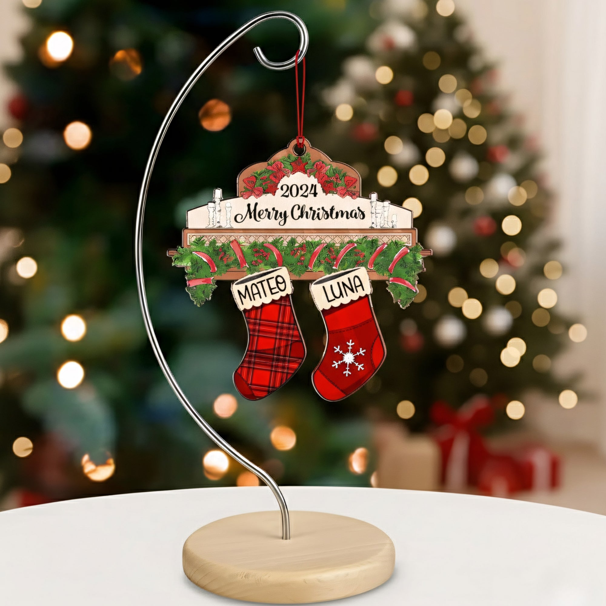 Personalized Family Christmas Ornament