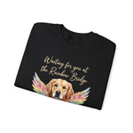 Rainbow Bridge Dog Memorial Sweatshirt – Personalized Portrait