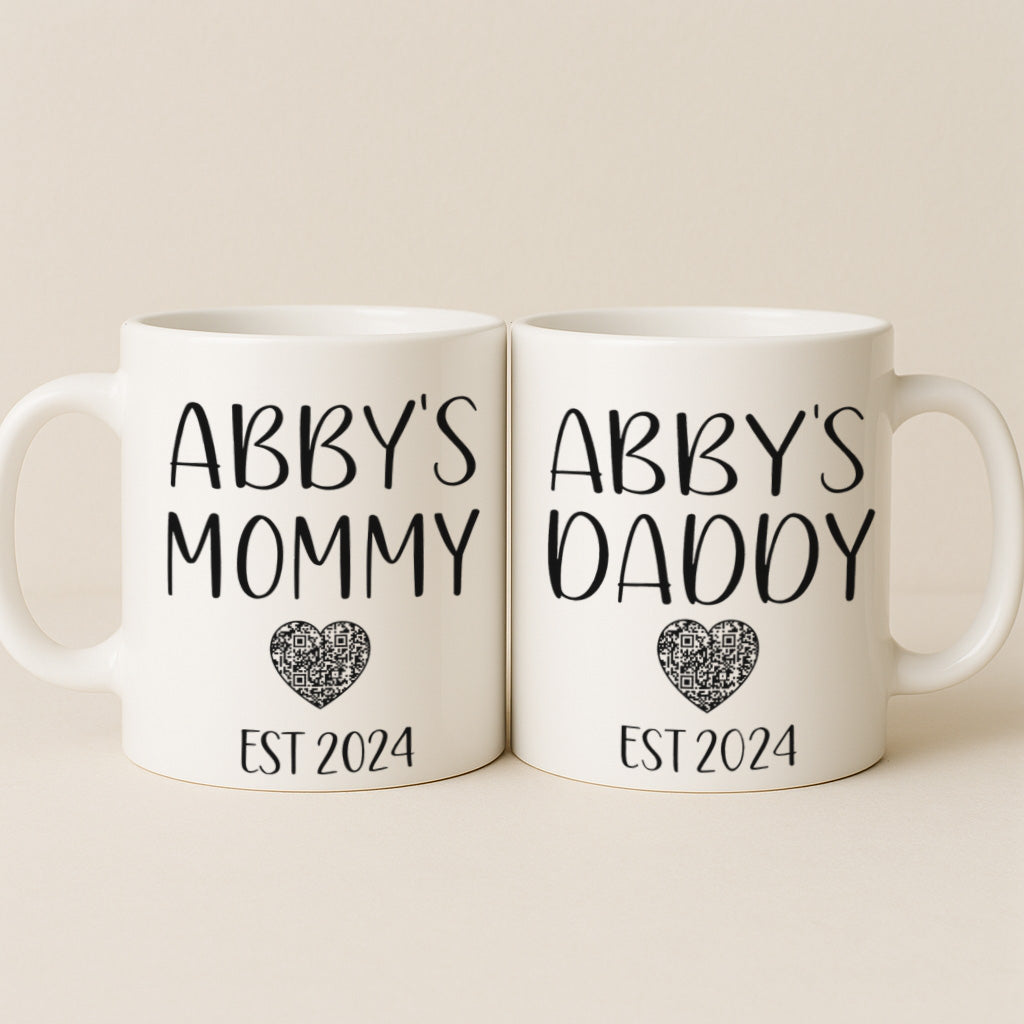 Personalized New Parent Interactive QR Mug