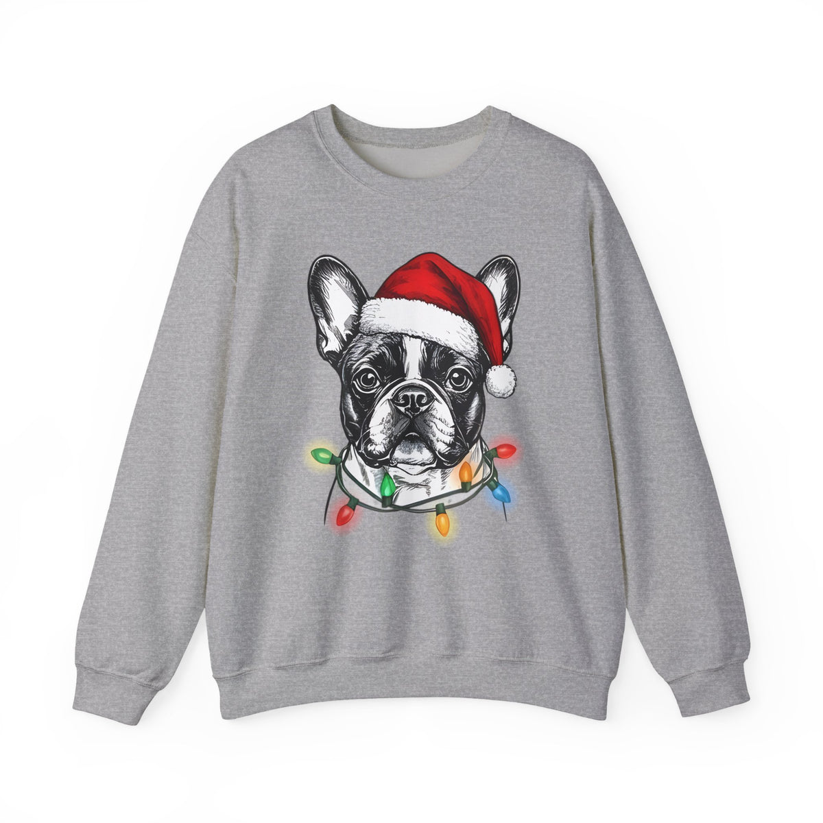 Personalized Christmas Dog Sweatshirt – Custom Breed & Name Holiday Gift