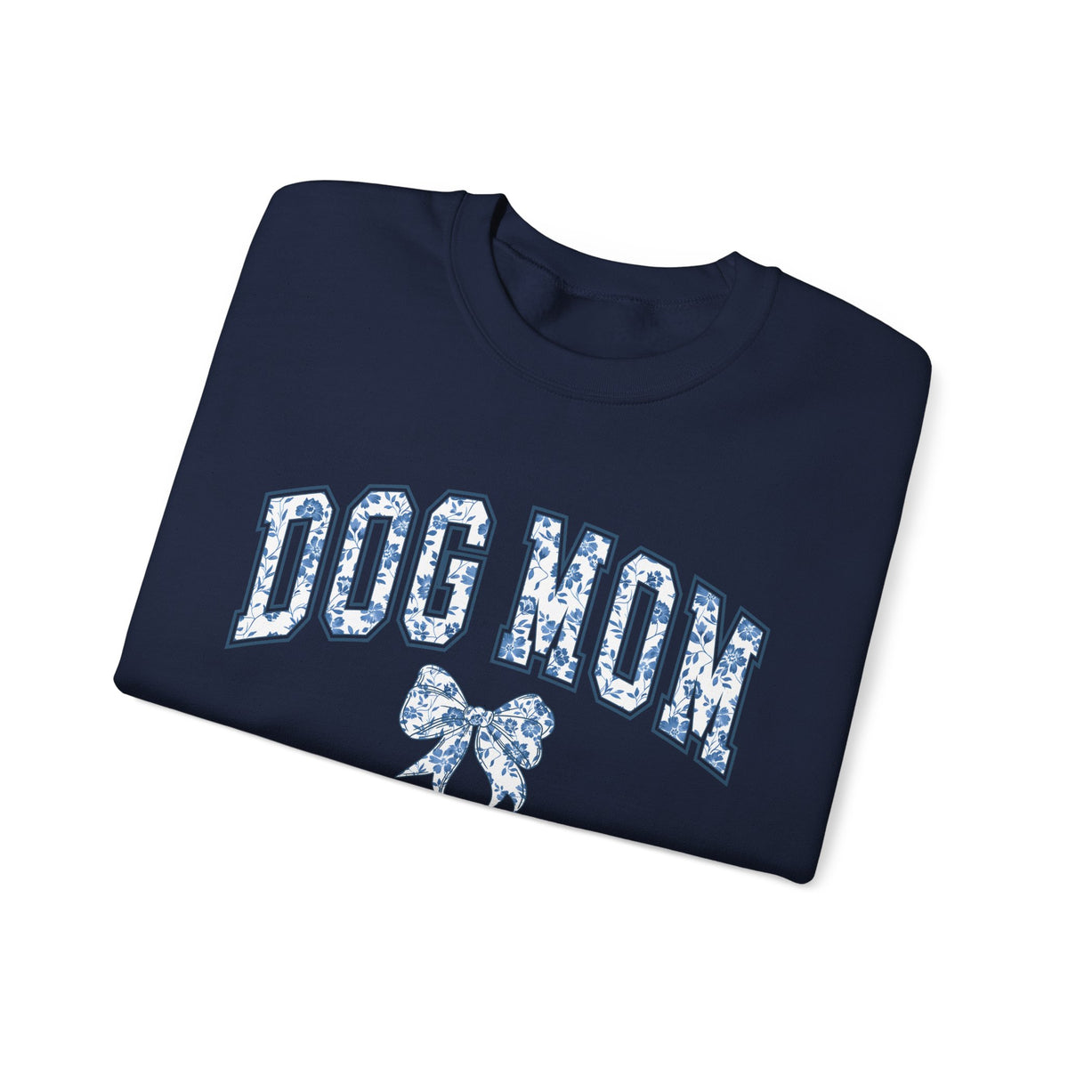 Embroidered Dog Mom Sweatshirt – Floral Gift for Women