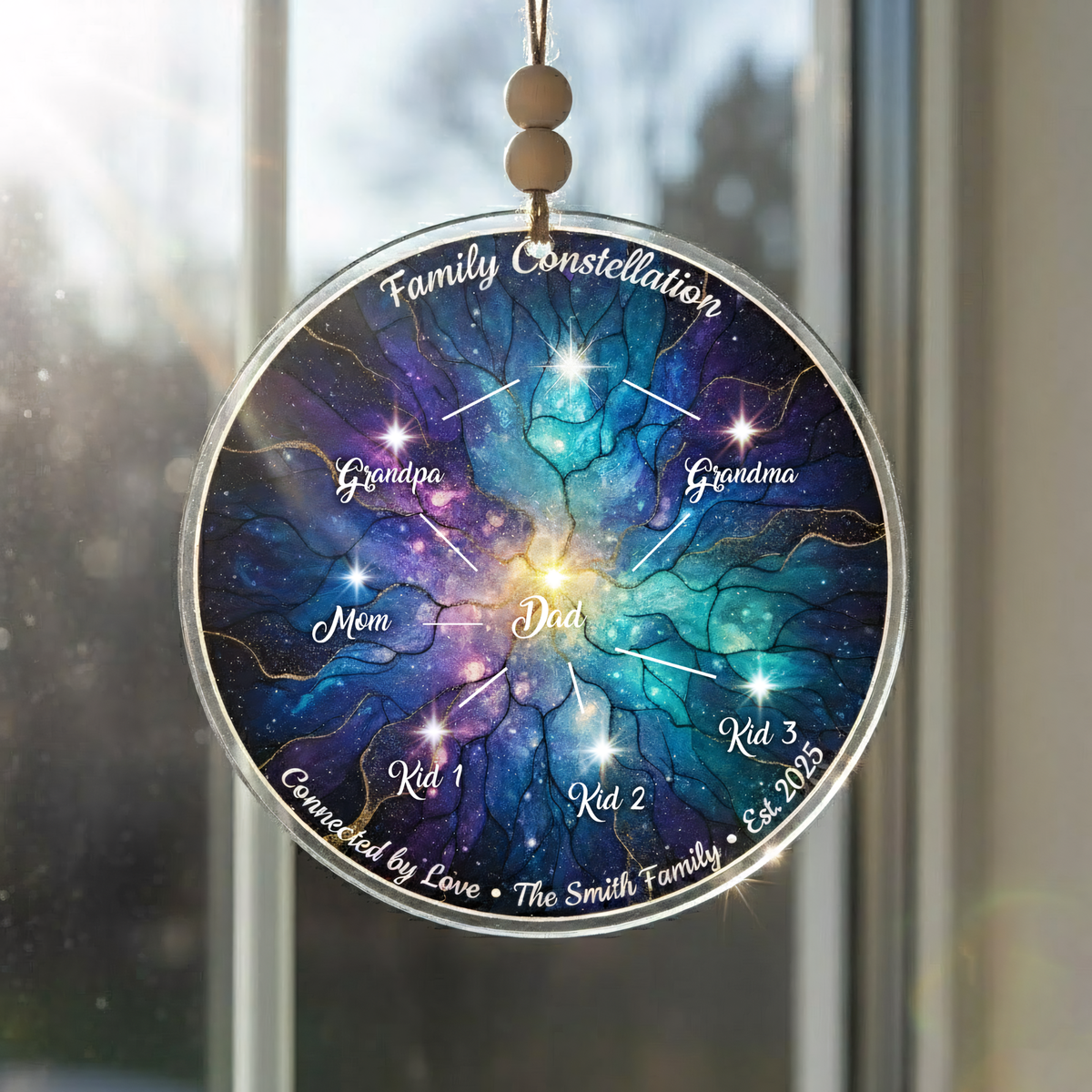 Personalized Family Constellation Ornament