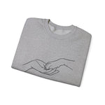 Paw & Hand Embroidered Sweatshirt for Dog Moms