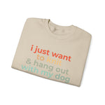 Knit & Dog Lover Sweatshirt – Cozy Gift for Knitters