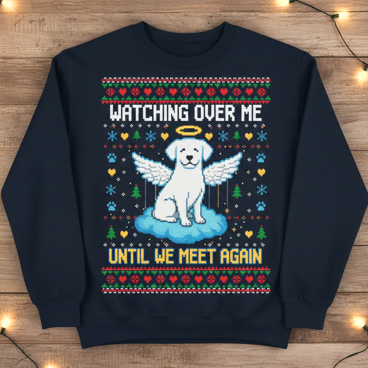 Angel Dog Memorial Ugly Sweatshirt for Pet Lovers