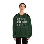 Pet Dogs Read Books Sweatshirt for Dog Lovers