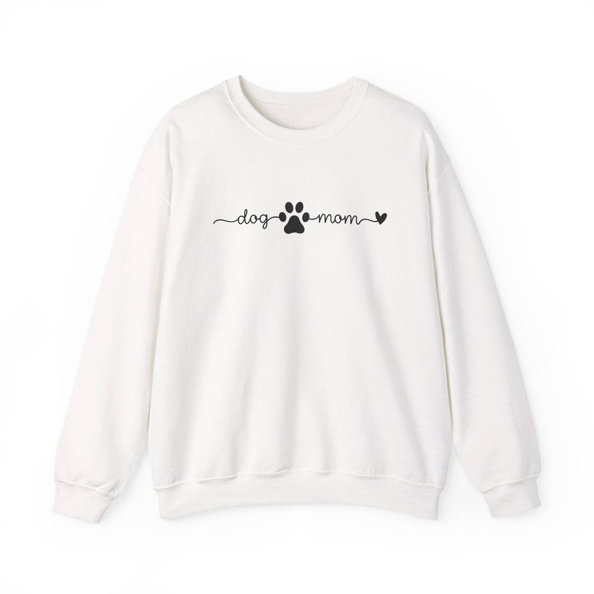 Dog Mom Heart Sweatshirt