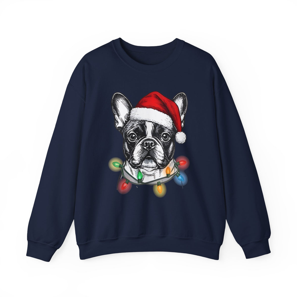 Personalized Christmas Dog Sweatshirt – Custom Breed & Name Holiday Gift