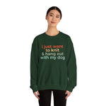 Knit & Dog Lover Sweatshirt – Cozy Gift for Knitters