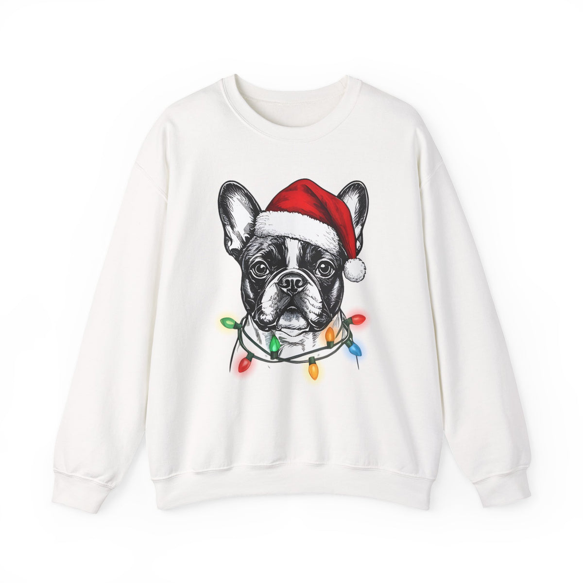 Personalized Christmas Dog Sweatshirt – Custom Breed & Name Holiday Gift