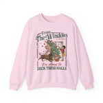 Vintage Christmas “Deck These Halls” Sweatshirt – From The Windows Holiday Crewneck