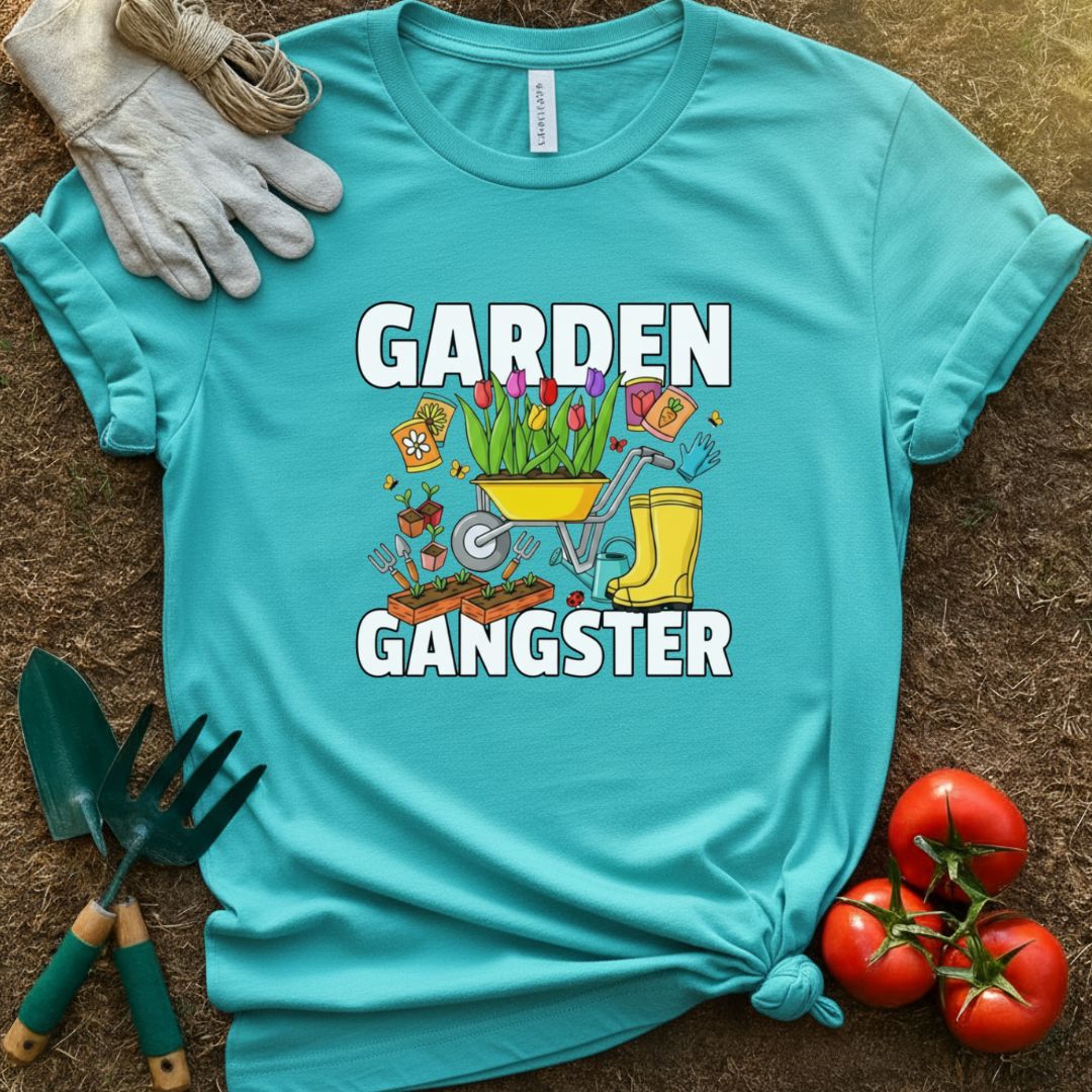Garden Gangster Shirt, T-Shirt for Gardeners & Plant Lovers