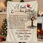 Custom Grandma Memorial Blanket | Personalized Sympathy Gift