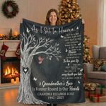 Grandma Memorial Personalized Blanket – Custom Name & Year Gift
