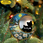 Personalized Pet Memorial Suncatcher Ornament | Loss of Dog Cat Remembrance Gift