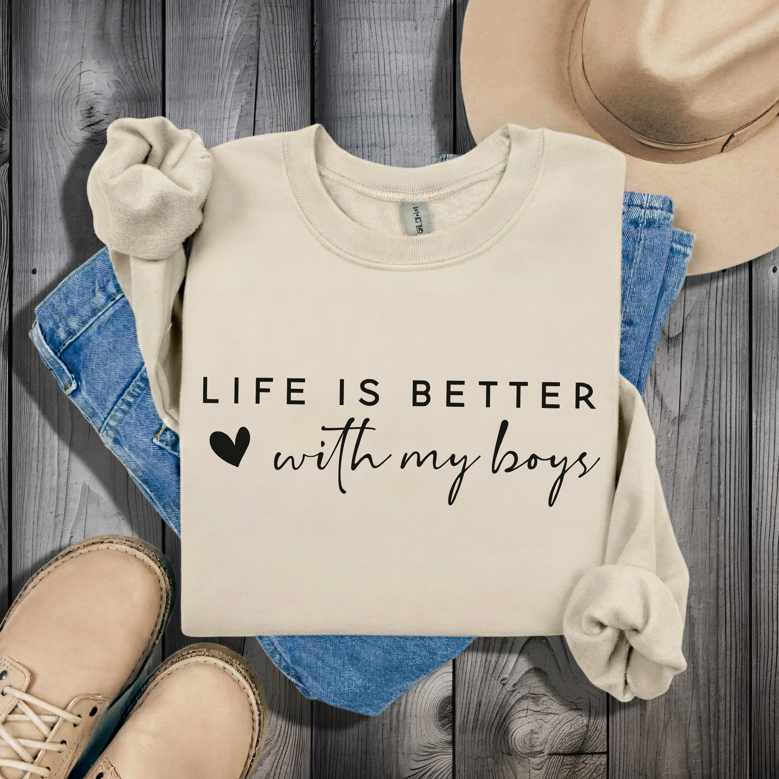 Life is Better with My Boys Sweatshirt