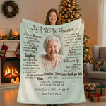 Grandma Memorial Blanket – Custom Photo, Name & Years